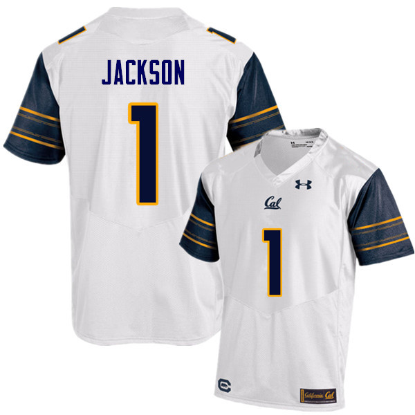 Men #1 DeSean Jackson Cal Bears (California Golden Bears College) Football Jerseys Sale-White - Click Image to Close